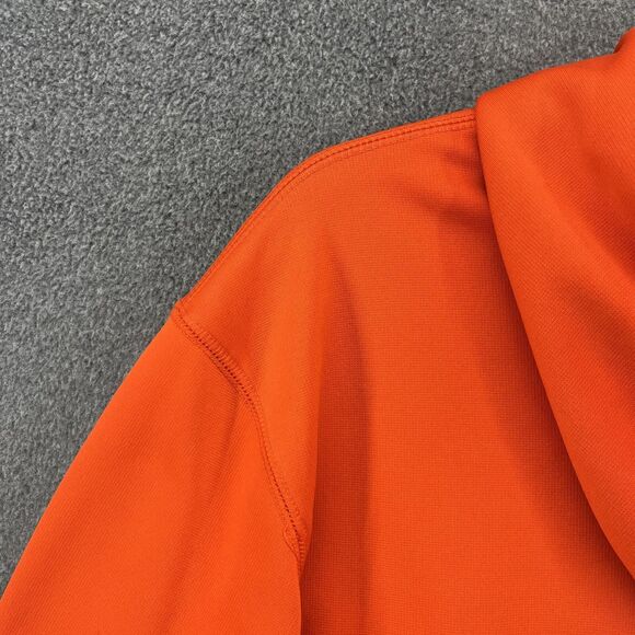 NIKE Therma Fit Hoodie Mens Medium Orange gray - Picture 16 of 16